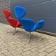 2x Artifort Pierre Paulin Big Tulip 1st edition terug in Nieuwstaat!!