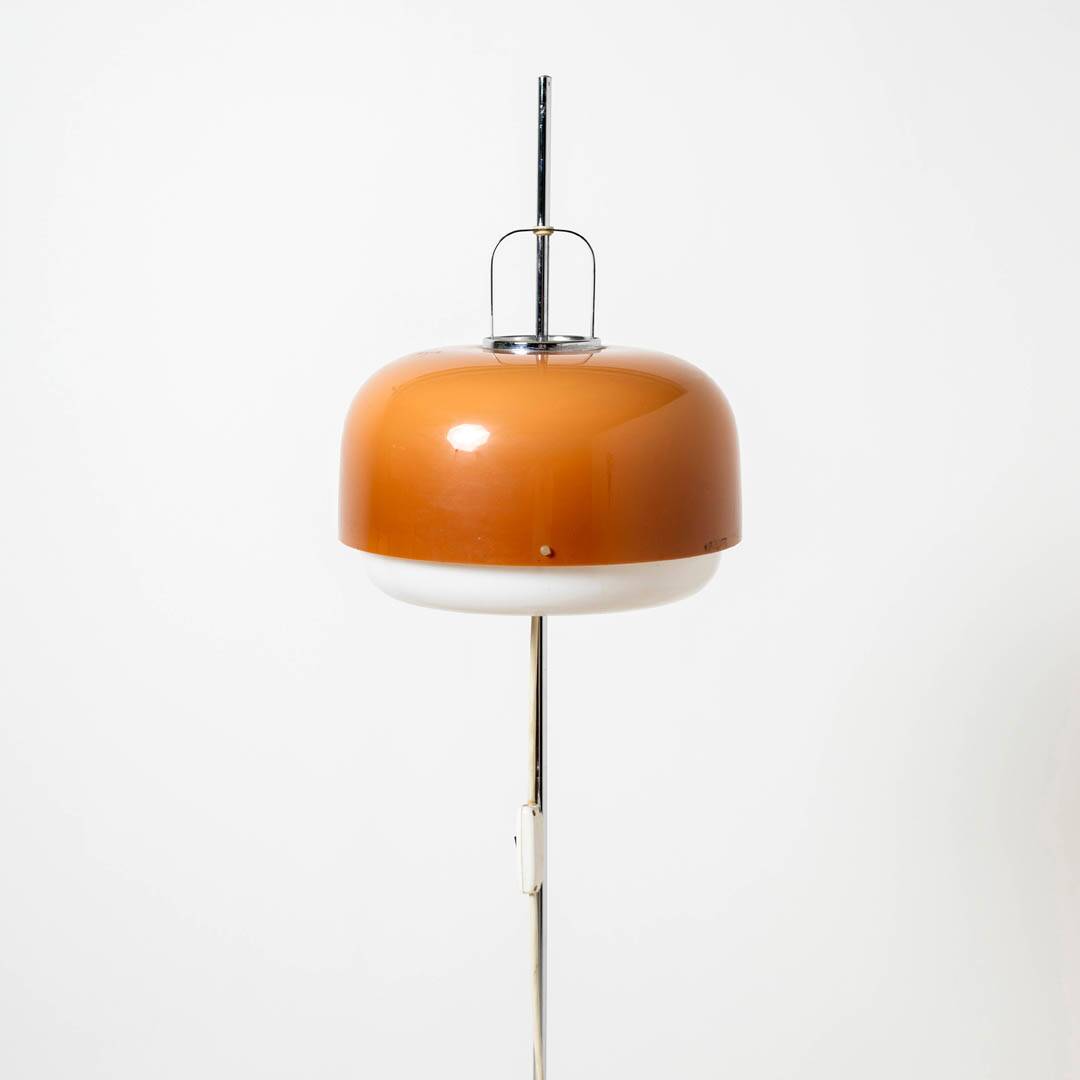 Lampe de sol Medusa de l'ère spatiale par Luigi Massoni pour Meblo, Yougoslavie, années 1970.