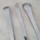 Set of 3 stainless steel cutlery Space Age