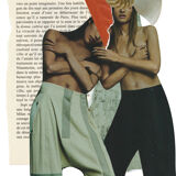 Print collage format A3. Caracol