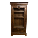 20th-century walnut library