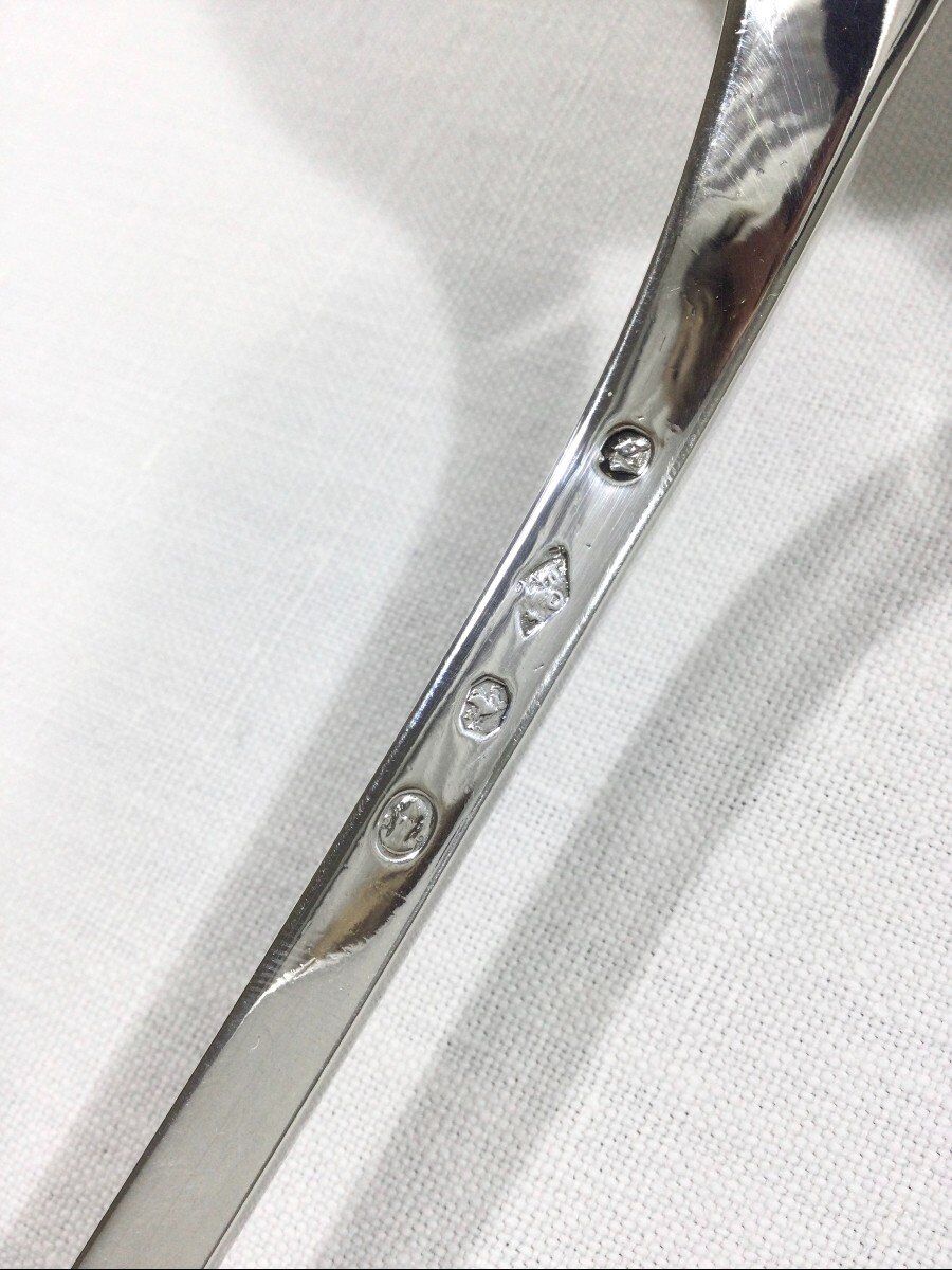 Louche argent 1 er coq vieux paris