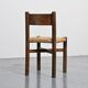 Pair of Méribel chairs by Charlotte Perriand, vintage edition BCB, circa 1950.