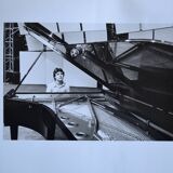 "piano pianist" original anonymous black & white photo