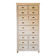 Trade furniture, haberdashery - high patinated chest of drawers