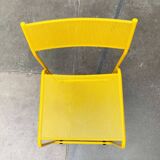 Italian perforated metal chair from the mid-century space age, 1960s.