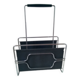 Vintage modernist magazine rack by Eric Hoglund Sweden 1970