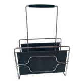 Vintage modernist magazine rack by Eric Hoglund Sweden 1970