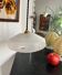 Translucent glass saucer suspension