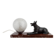 Art Deco Sculptural Night Light – German Shepherd, circa 1930
