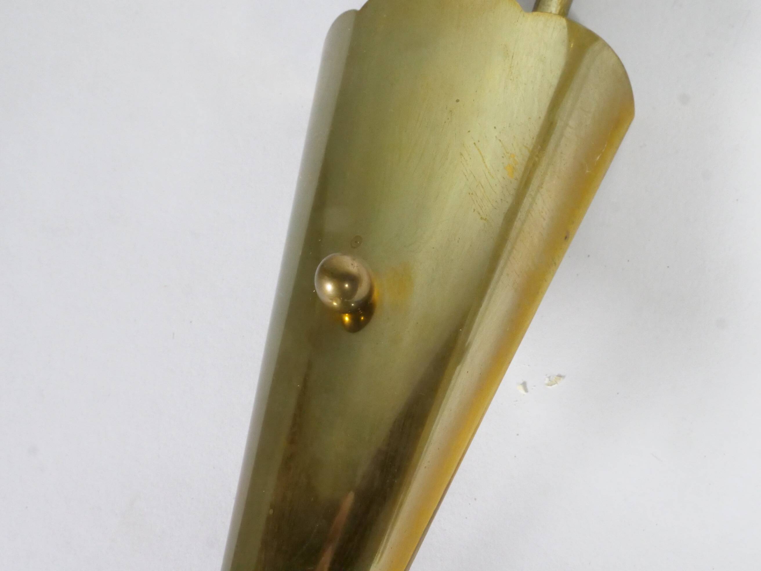 Gold Design Wall Lamps Sputnik 1950s