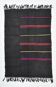 5x7 Grey & Black Striped Vintage Kilim Rug, 155x229Cm