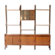 Wall unit, 3 Modules, System 'Libra' by Karl Edvard Korseth for Aandal Mobler, Norway 1960's