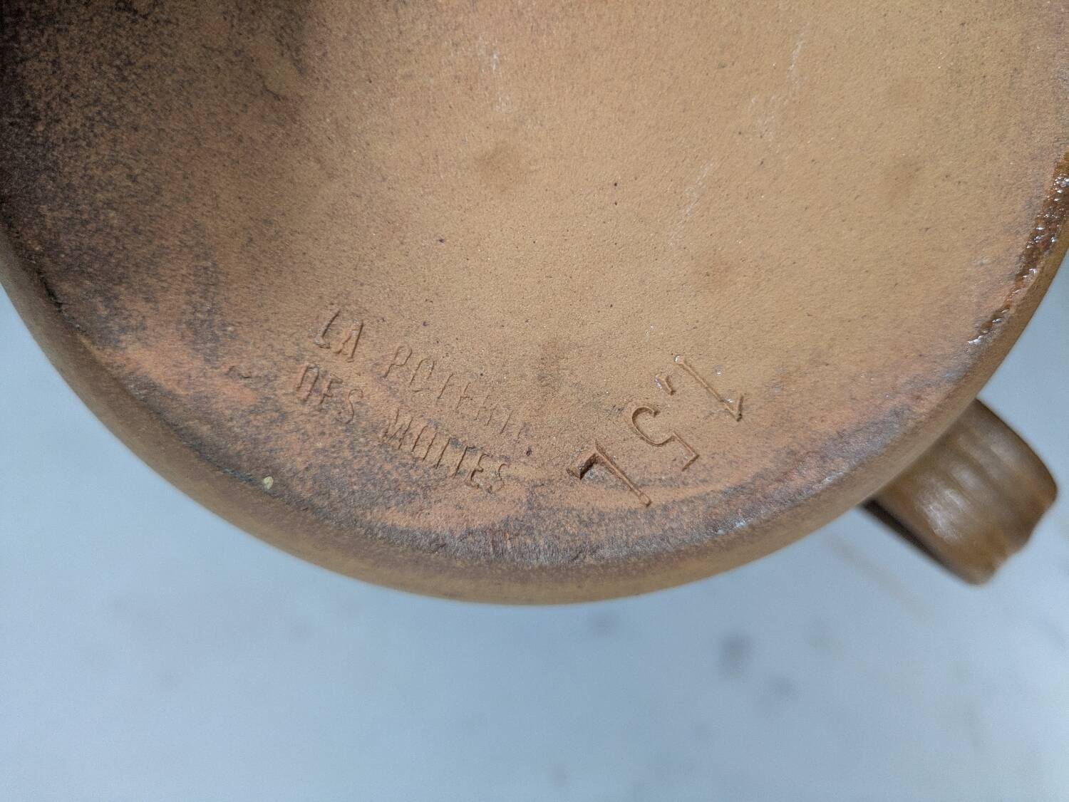 stoneware pitcher ''la grande Motte''