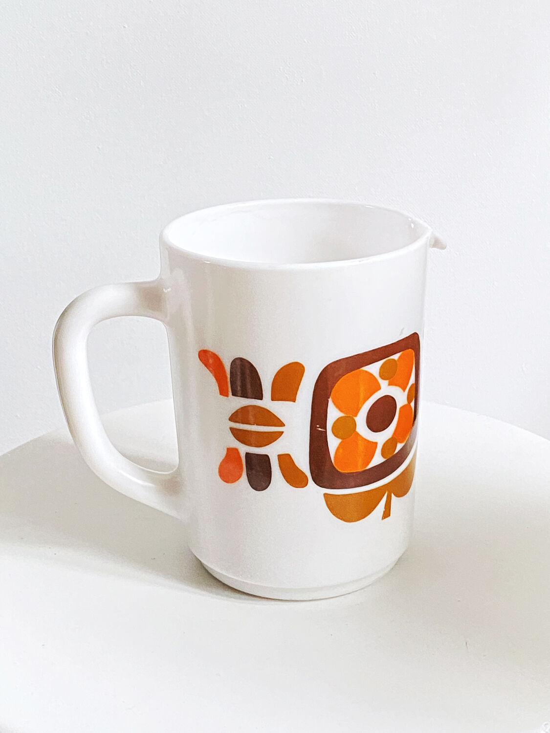 Pichet carafe publicitaire vintage