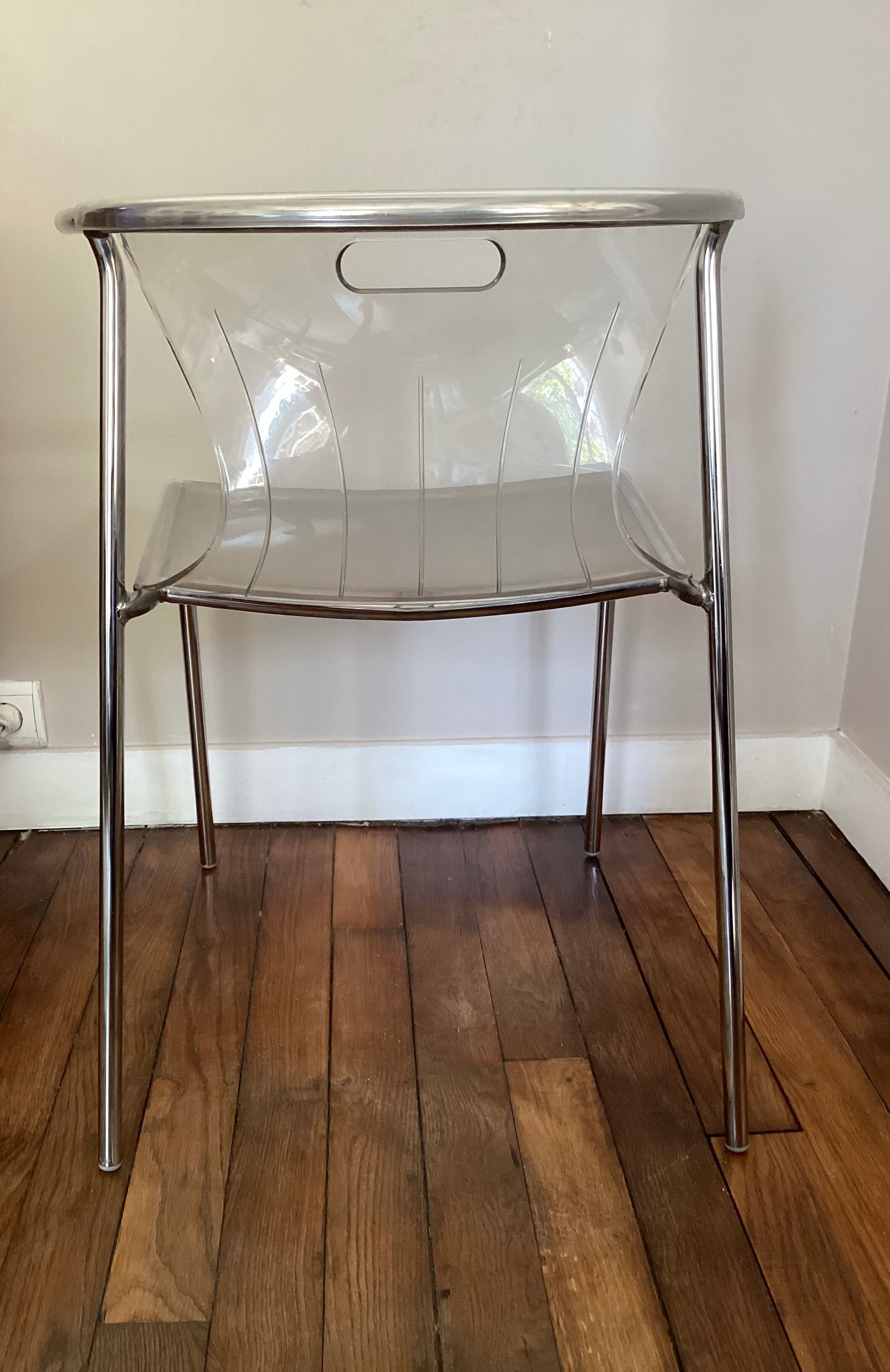 Plexi chair by Knutt and Marianne Hagberg for Ikea 1980