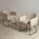 Paire de fauteuils 760 par J.A. Motte pour Steiner