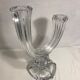 Former candlestick 2 lights crystal