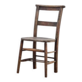 Chaise d'église bois, chaise religieuse, brutaliste, décoration intérieure