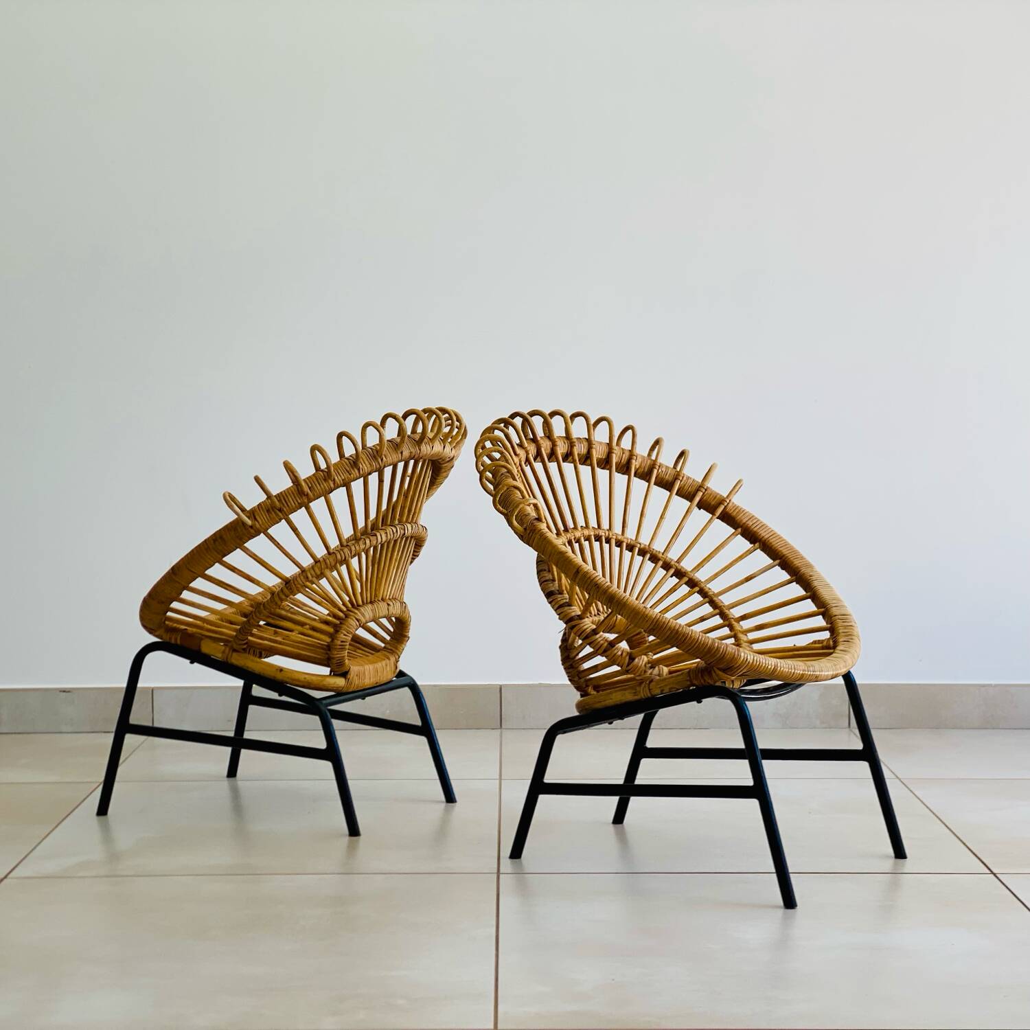 Children's rattan lounge set