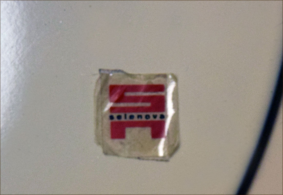 Selenova Murano glass table lamp 1970s