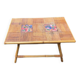 Rattan coffee table