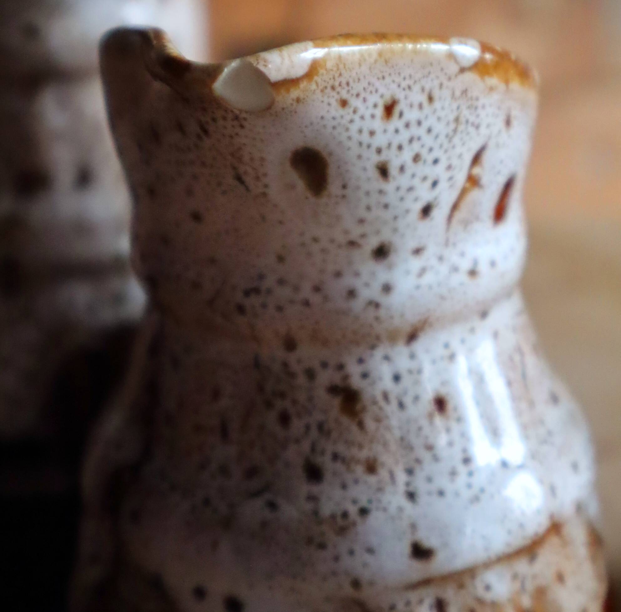 Set of 3 vintage bistro jugs in flame stoneware – Revol style
