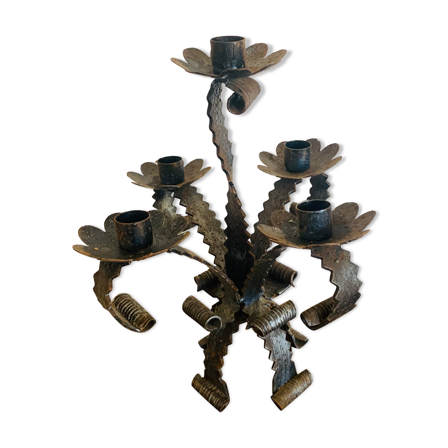 Wrought iron chandelier