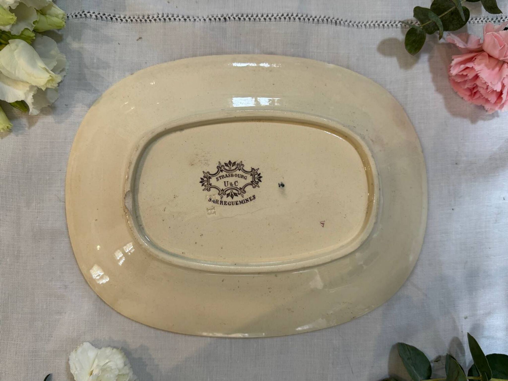 Small dish Sarreguemines