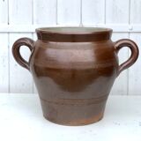 Glazed stoneware jar