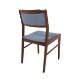 4 Scandinavian walnut chairs, Sweden, 1960