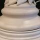 Large ceramic lamp from Manises with floral decoration  
-Circa 1960/1970