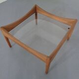 Modus Oak & Glass Table by Kristian Vedel for Soren Willadsen, 1963