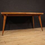 Table design italienne en bois du 20ème siècle