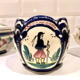 Quimper pot and cache