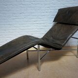 Swedish Leather Skye Lounge Chair by Tord Björklund for Ikea, 1970s