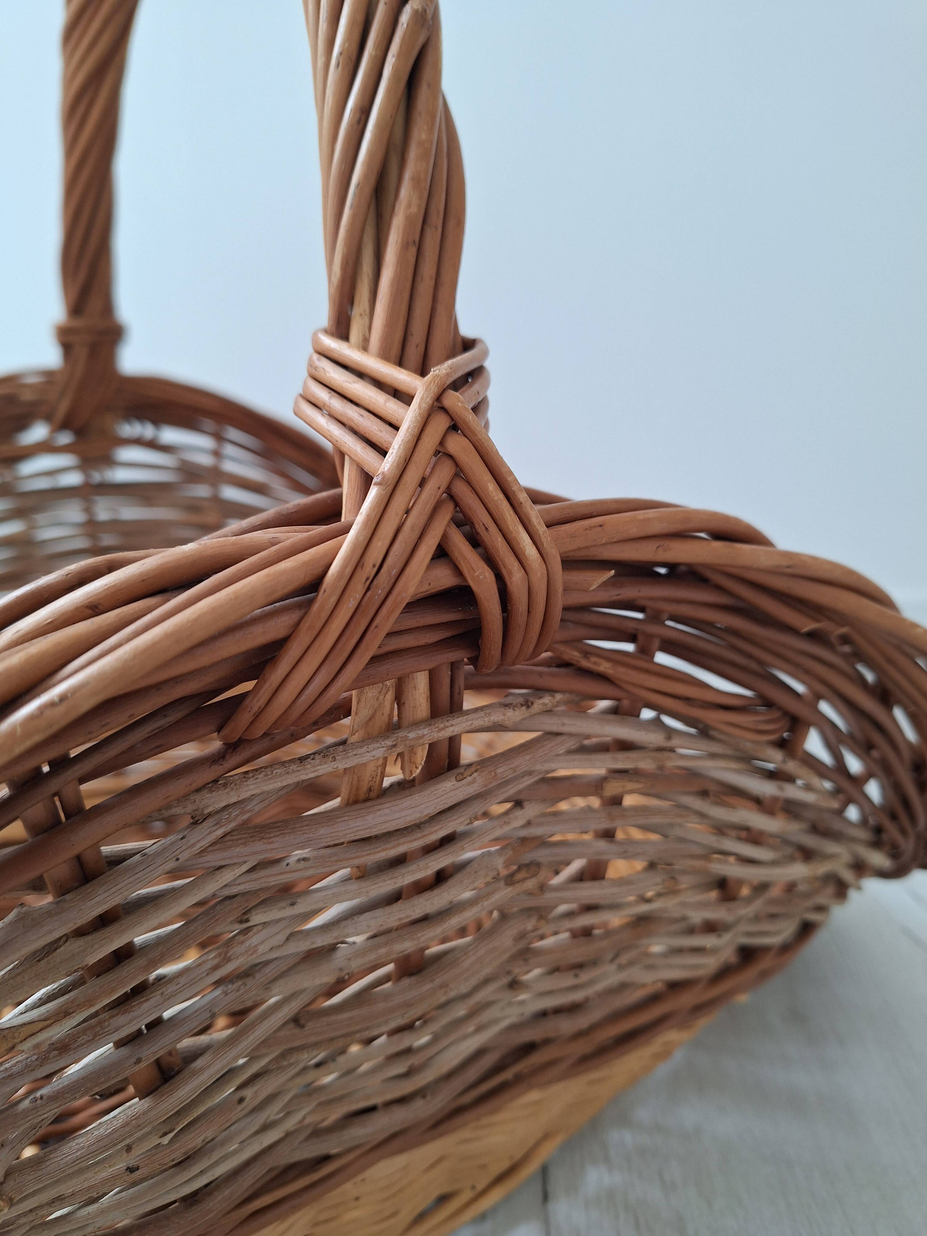 Vintage log basket