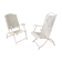 Fauteuils de jardin métal grillage