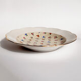 Service of 17 hollow porcelain assietes S.F.P. Société Française de Porcelaine