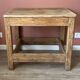 Small workbench made of solid oak