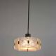 Vintage Sculptural Glass Pendant Lamp by Kamenický Šenov, 1970s