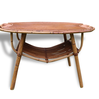 Rattan coffee table