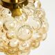 Original glass bubble pendant lamp from the 1960s | Manufactured by Limburg