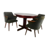 Ensemble table et 3 fauteuils Kasala