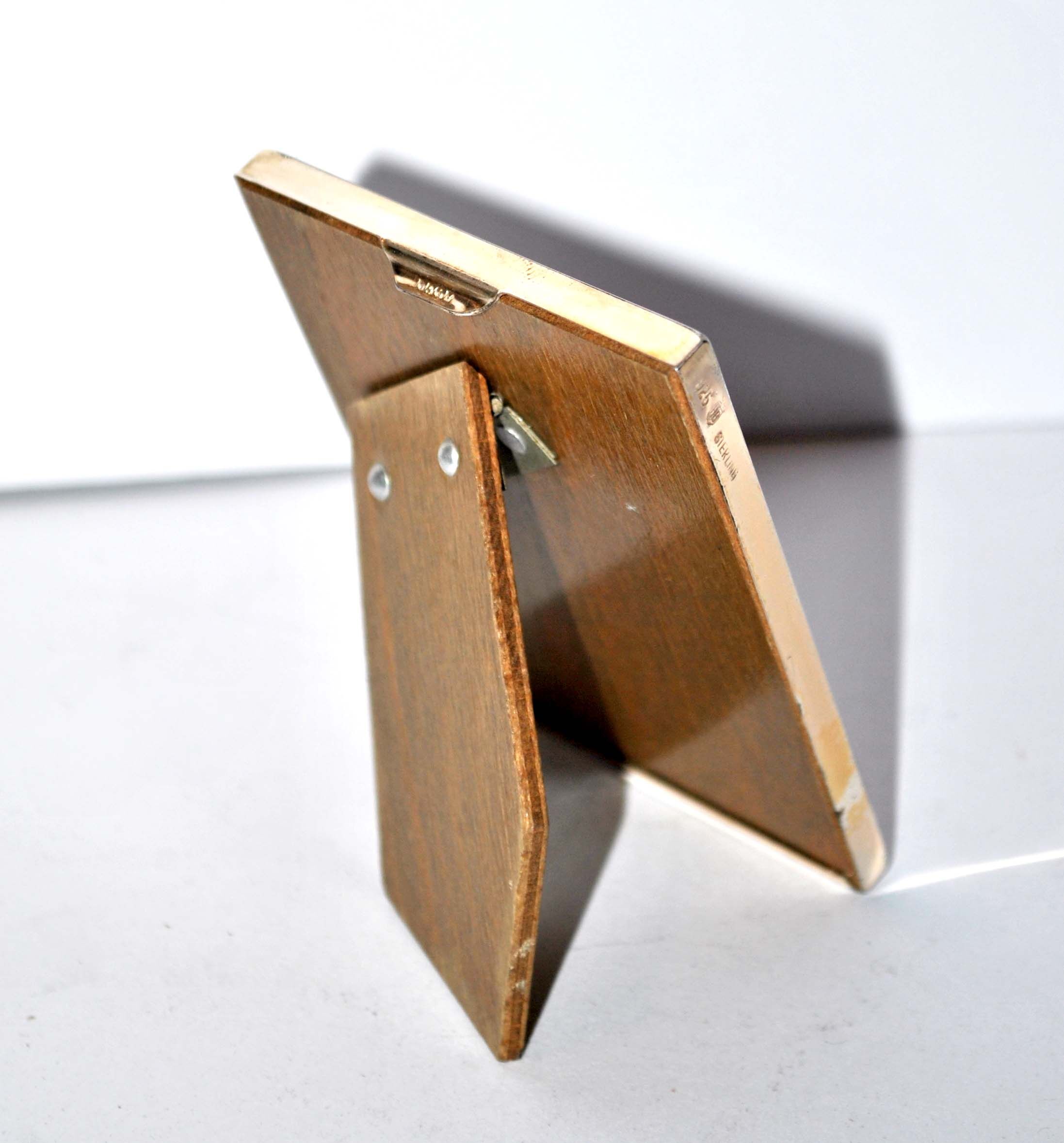 Design photo frame in sterling silver - silver frame 925 sterling hb 7.5x5.5