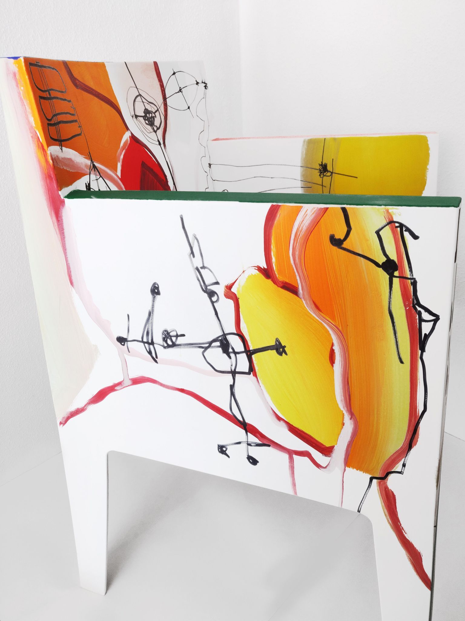 Fauteuil Toy de Philippe Starck painted by WHA.Pantki