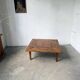 1940 marquetry oak coffee table