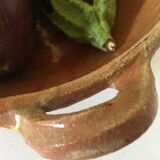 Jatte with Provencal handles in terracotta