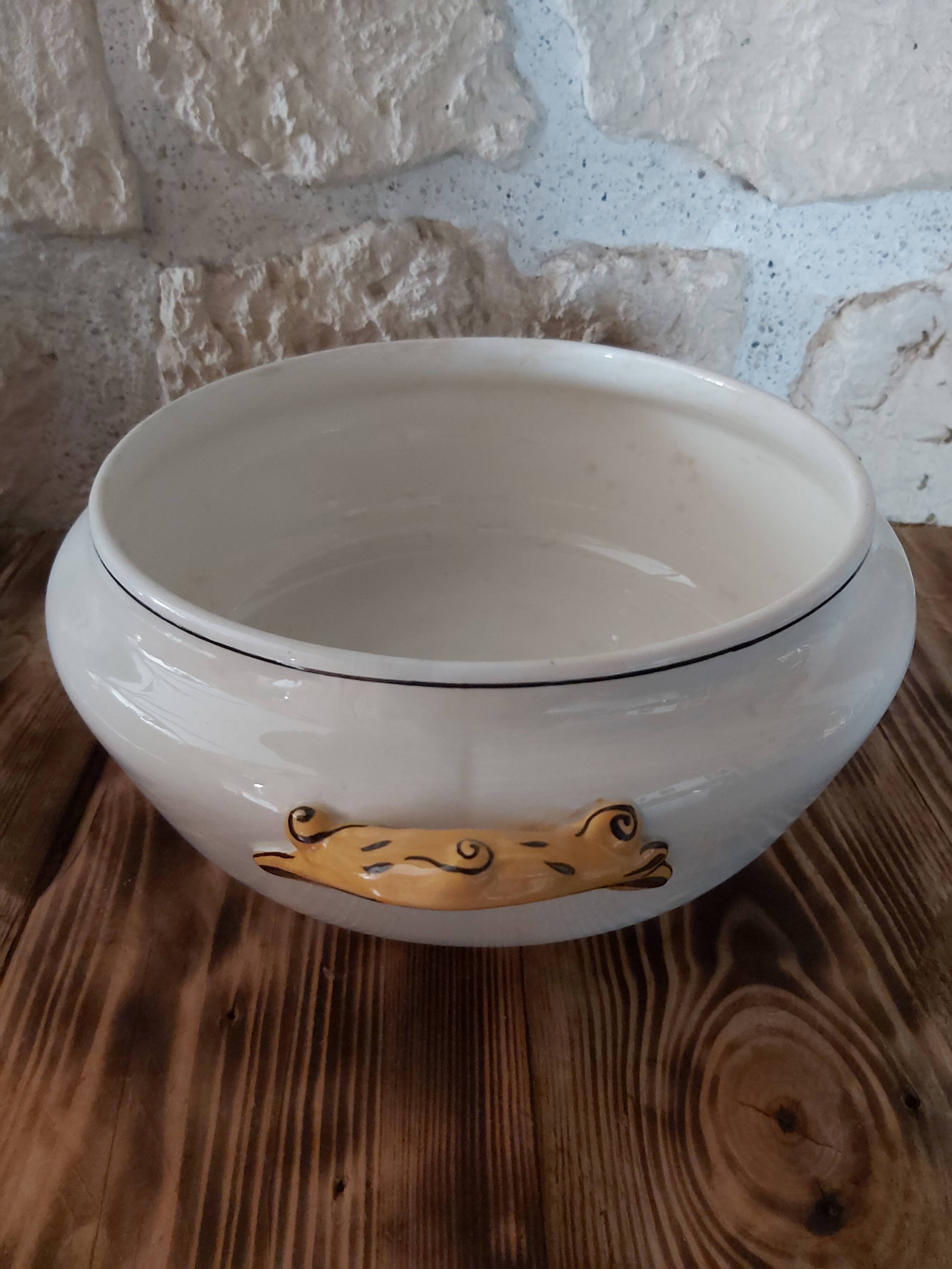 Fruit basket Creil and Montereau pattern Carnations