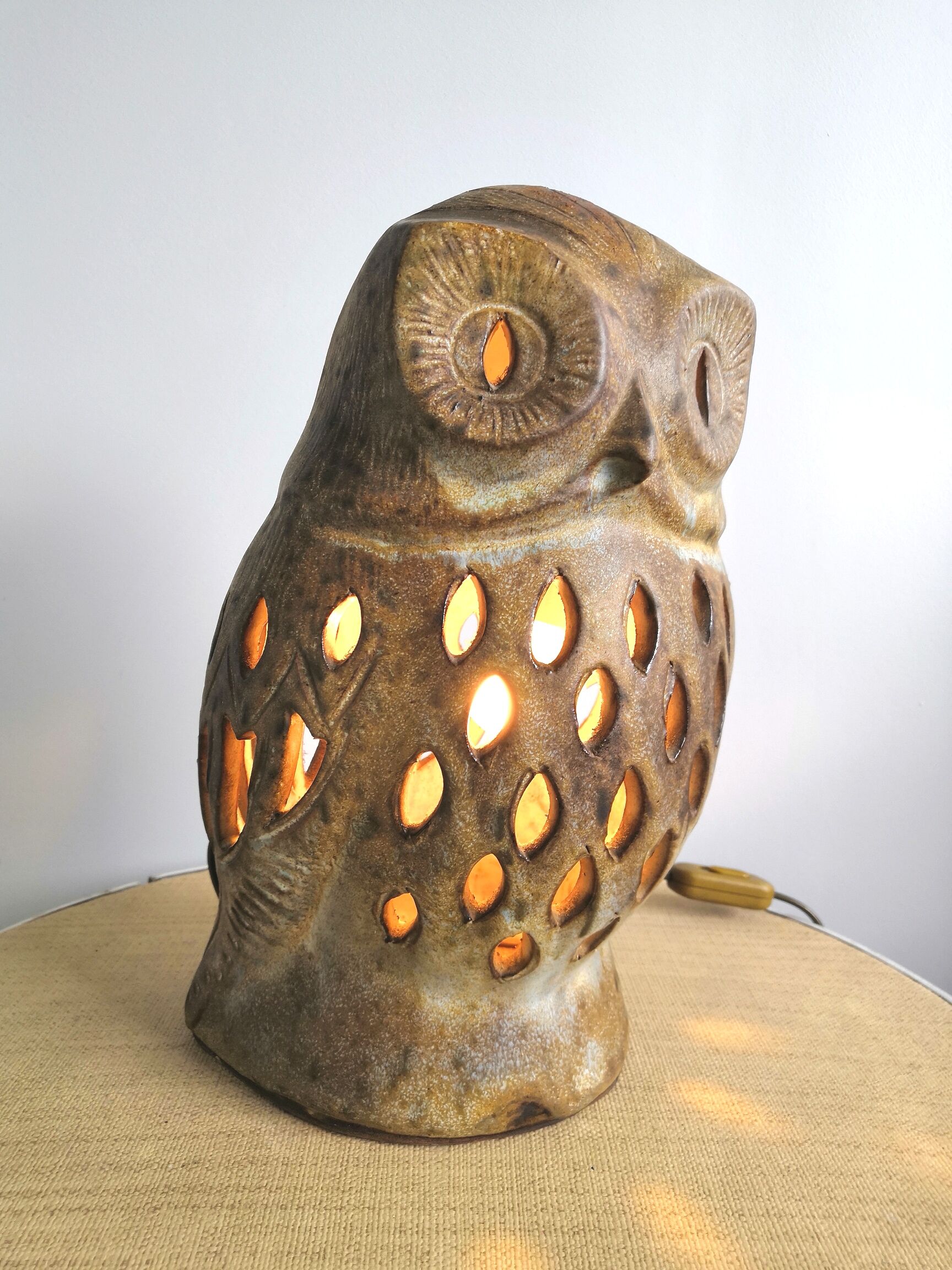 Nice ceramic lamp design 70s